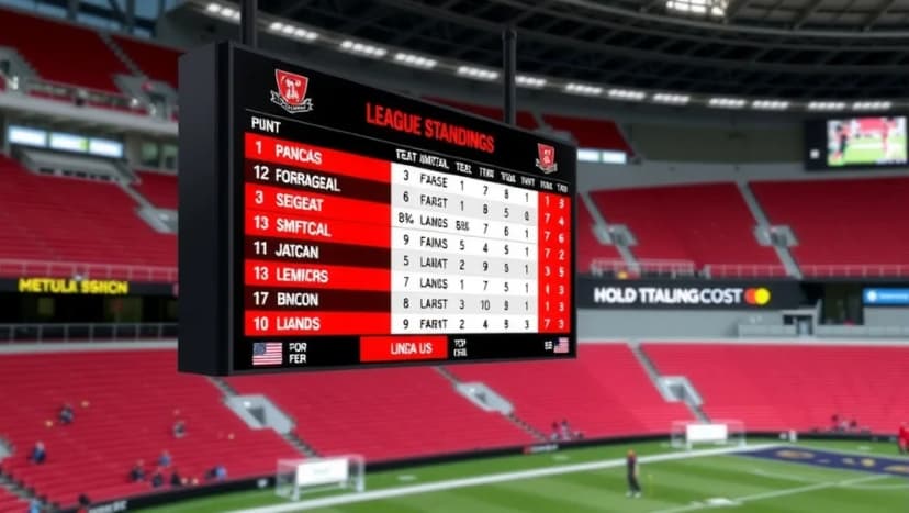 Poängställning i Arsenal WFC