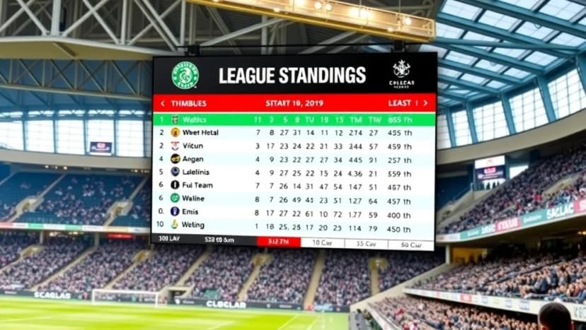 Poängställningen i VfL Wolfsburg just nu