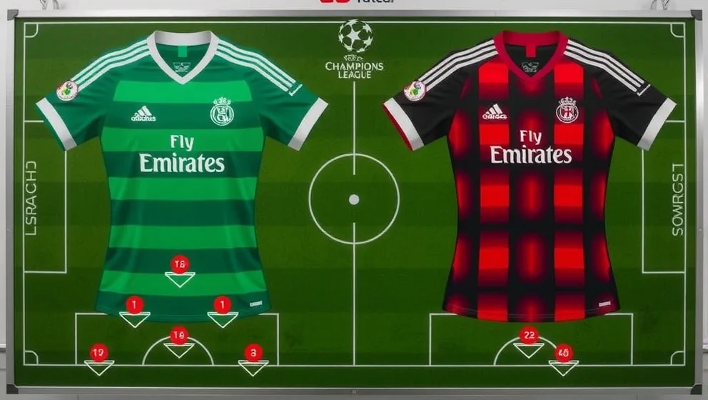 PSG mot Real Madrid laguppställning